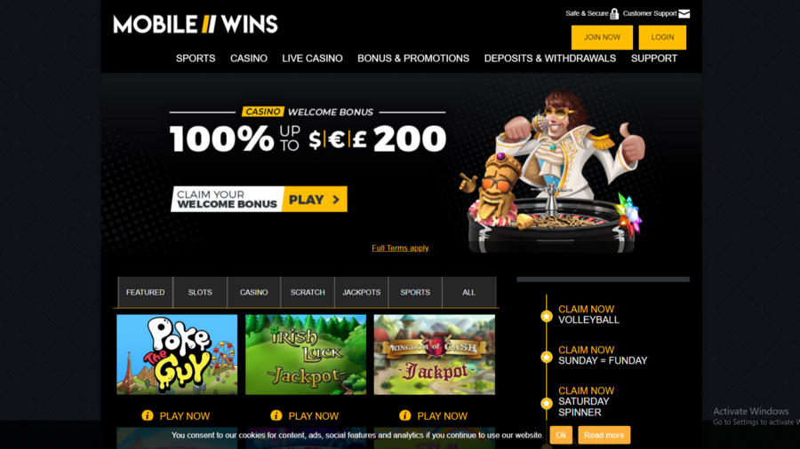 Mobilewins screenshot