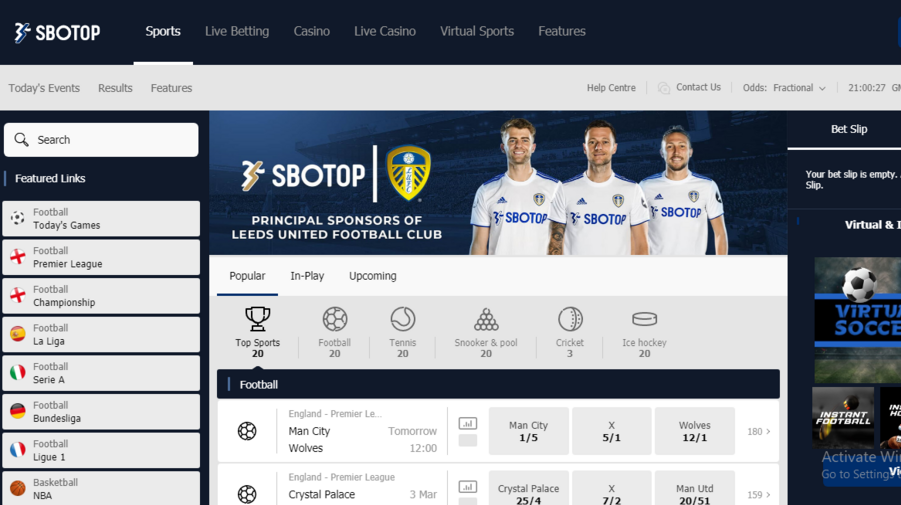 SBOTOP screenshot