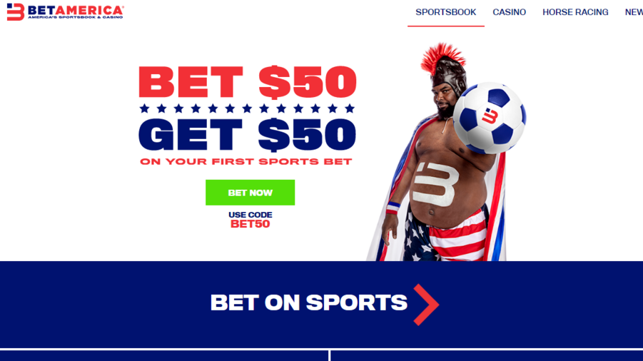 BetAmerica screenshot