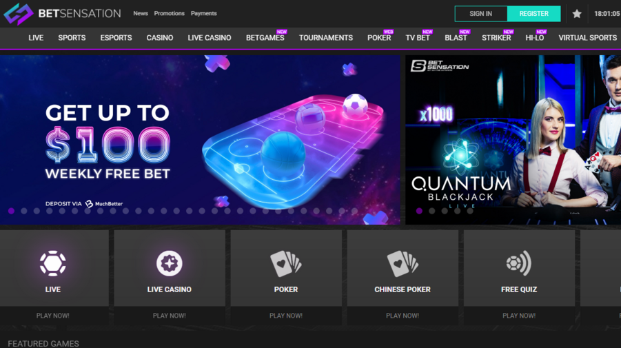 Bet Sensation screenshot