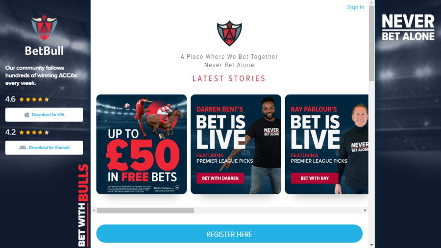 Betbull screenshot