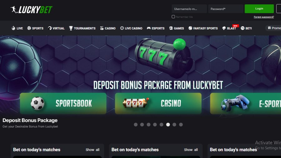 Luckybet screenshot