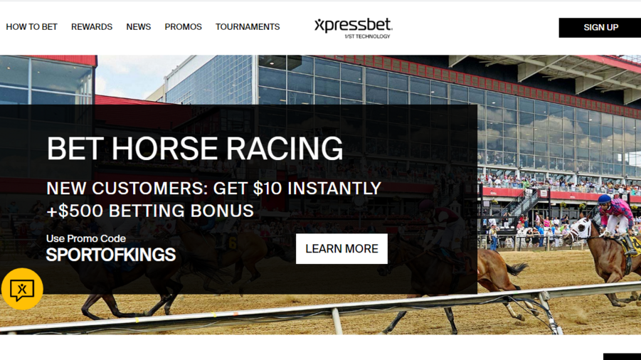 XpressBet screenshot