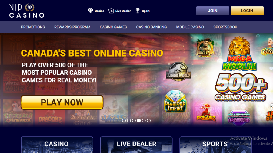 VIP Casino screenshot