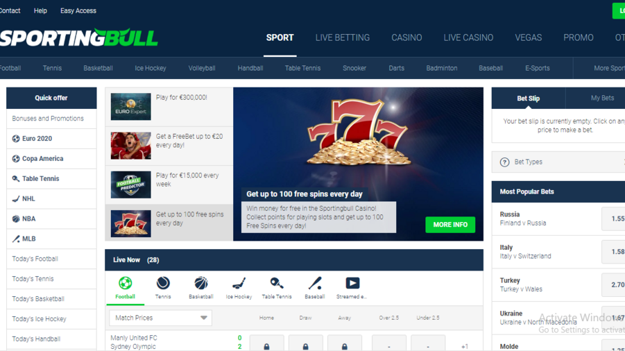 SportingBull screenshot