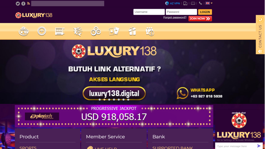 Luxury138 screenshot