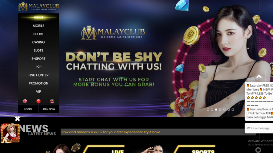 MalayClub screenshot