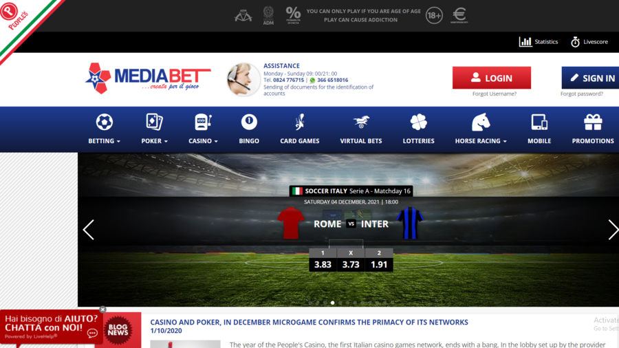 Media Bet screenshot