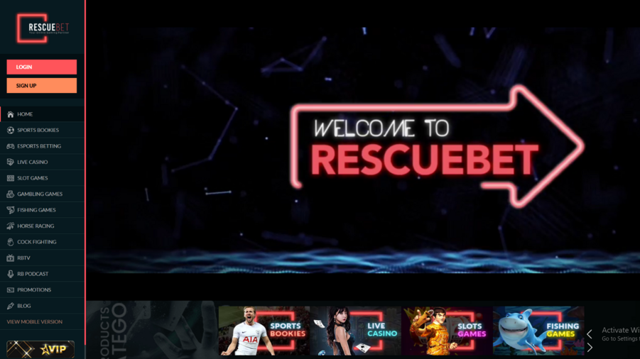 RescueBet screenshot